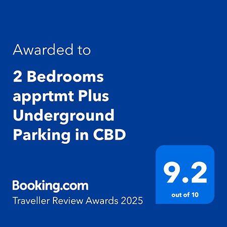 2 Bedrooms Apprtmt Plus Underground Parking In Cbd Christchurch Exterior photo