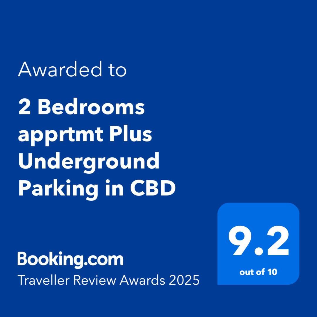 2 Bedrooms Apprtmt Plus Underground Parking In Cbd Christchurch Exterior photo